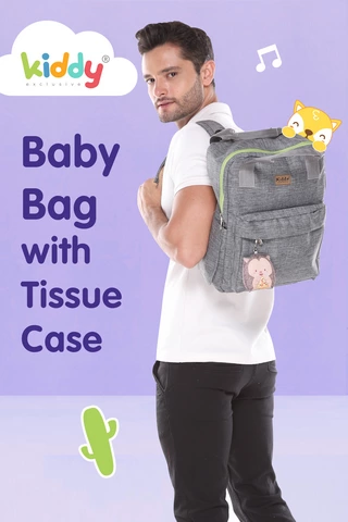 Baby Bag with Tissue Case