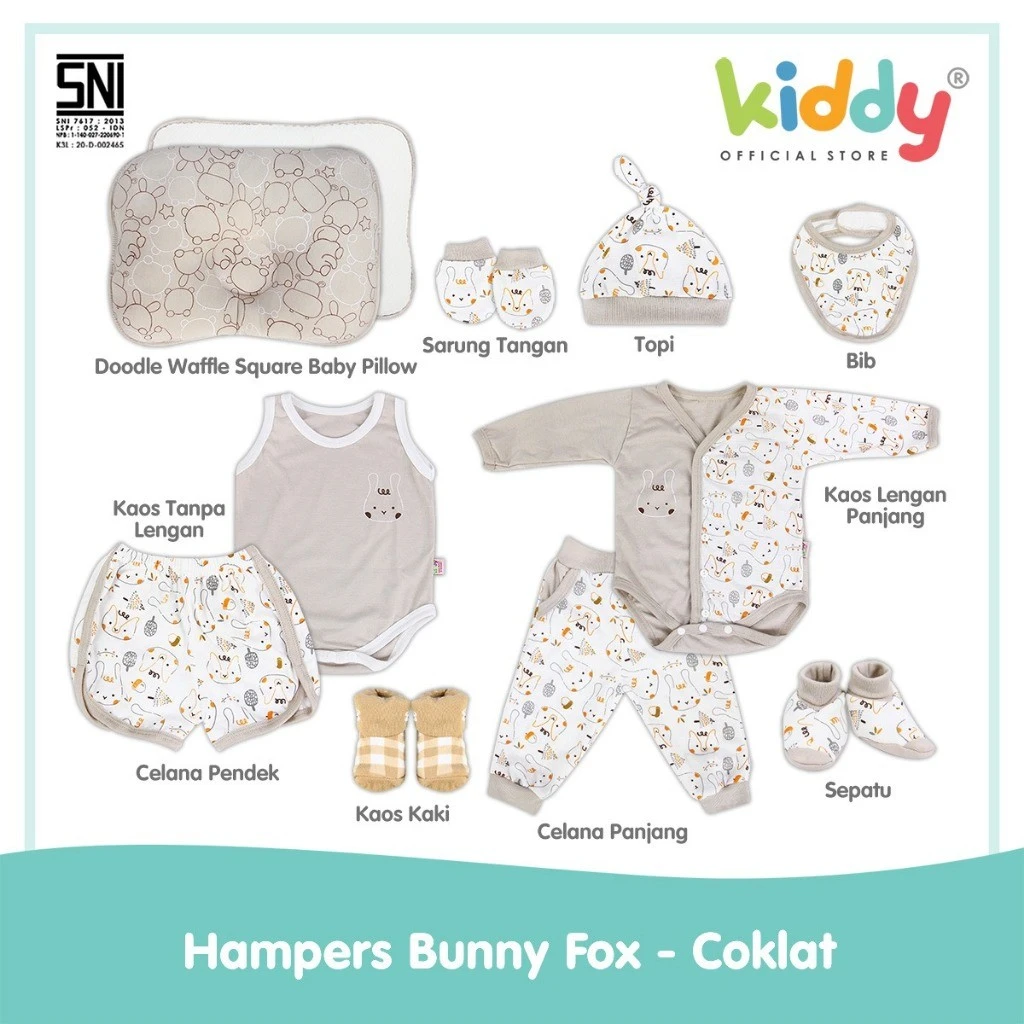 Kiddy Baby Gift Set Hard Box / Hampers Bayi Besar /Kado Bayi / Kado Lahiran / Baju Bayi Set / Pakaian Bayi