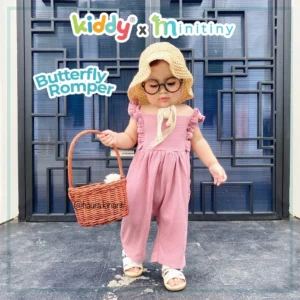 Mini Tiny - Butterfly Kids Romper / Baju Anak Perempuan / Fashion Rompers Lembut Nyaman