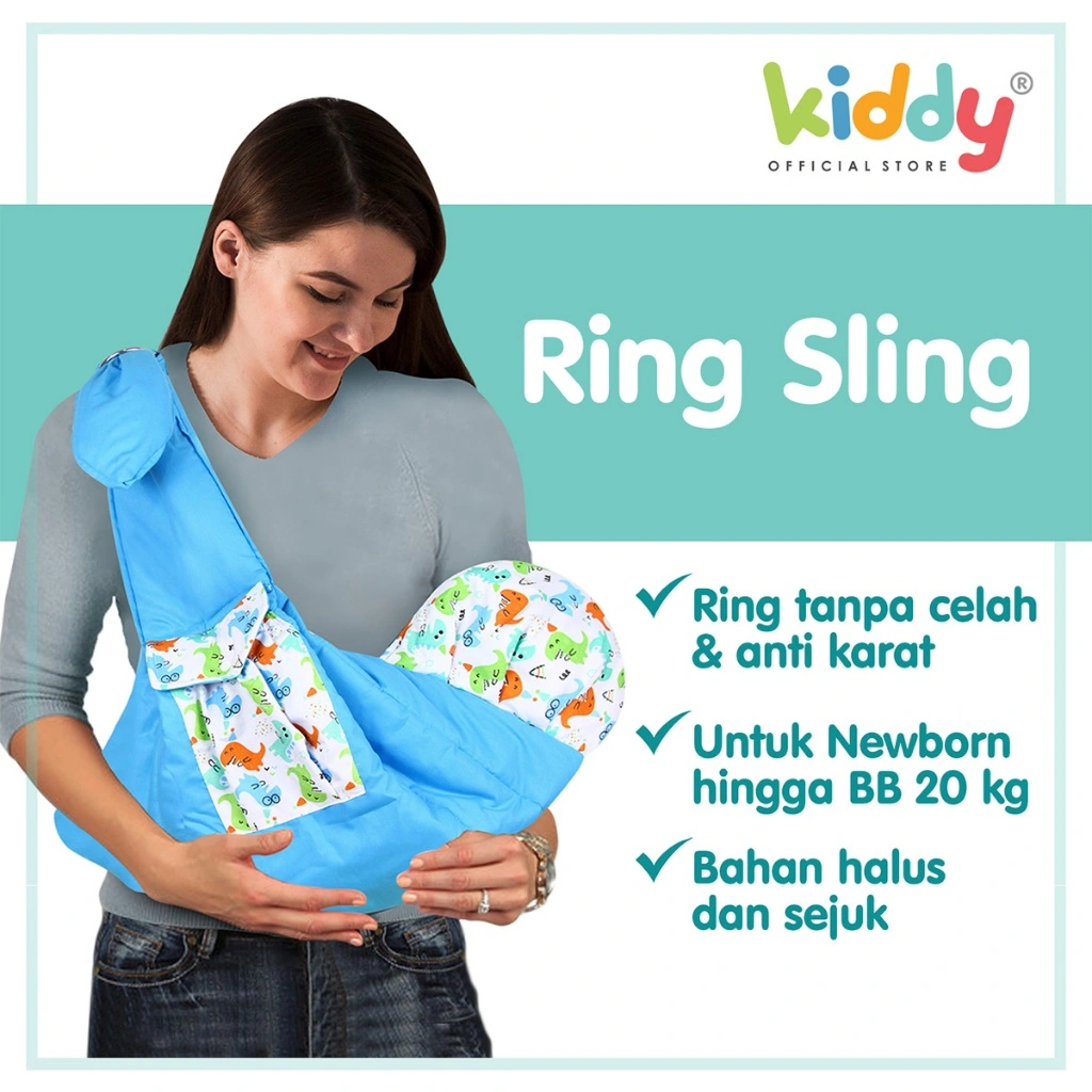 Kiddy Gendongan Bayi Forest Deer Sling Baby Carrier
