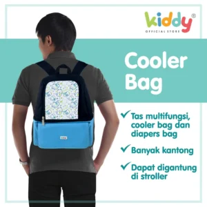 Kiddy Diaper Dan Cooler Bag Happy Animals Multifunction Bag / Tas Popok Bayi
