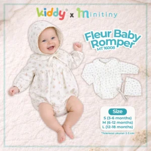 Kiddy X Mini Tiny - Fleur Baby Romper / Fashion Anak Perempuan / Baju Anak / 16008