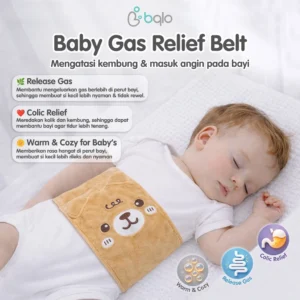 Kiddy X Babyqlo - Baby Gas Relief Belt | Korset Penghangat untuk Bayi / Perut Anak / Bantal Penghangat / Kompres Perut Bayi