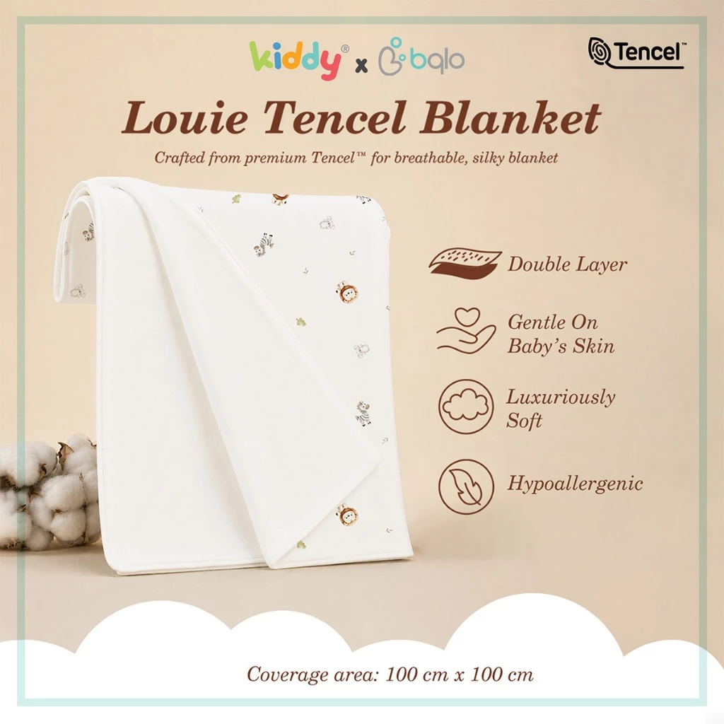 Babyqlo Louie Tencel Double Layer Blanket