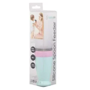 Babyqlo Silicone Spoon Feeder / Botol Sendok Makan Bayi 2 in 1 Portable Mpasi 6 Bulan BPA Free